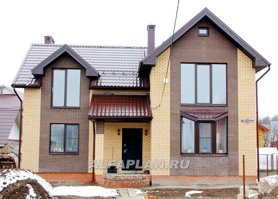 Строительство дома по проекту 92B - фото №1