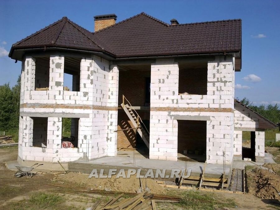 Строительство дома по проекту 93A - фото №14