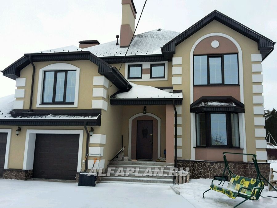 Строительство дома по проекту 93A - фото №2