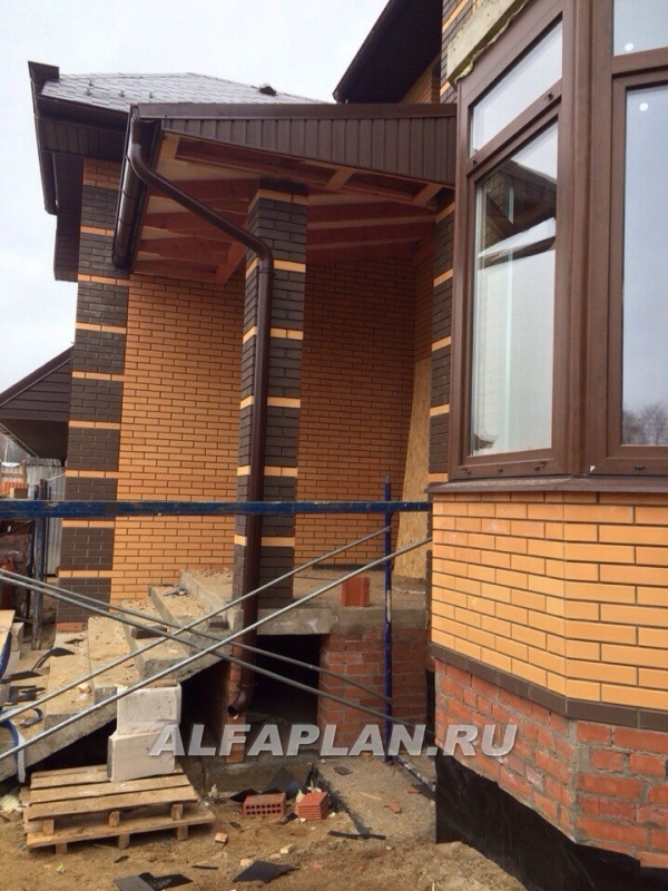 Строительство дома по проекту 93A - фото №3