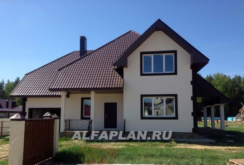 Строительство дома по проекту 44A - фото №14