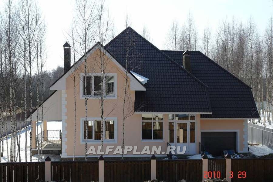 Строительство дома по проекту 44A - фото №2