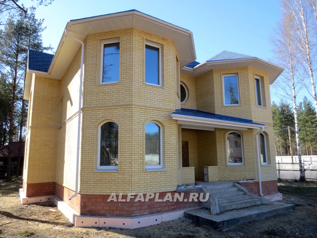 Строительство дома по проекту 49E - фото №3