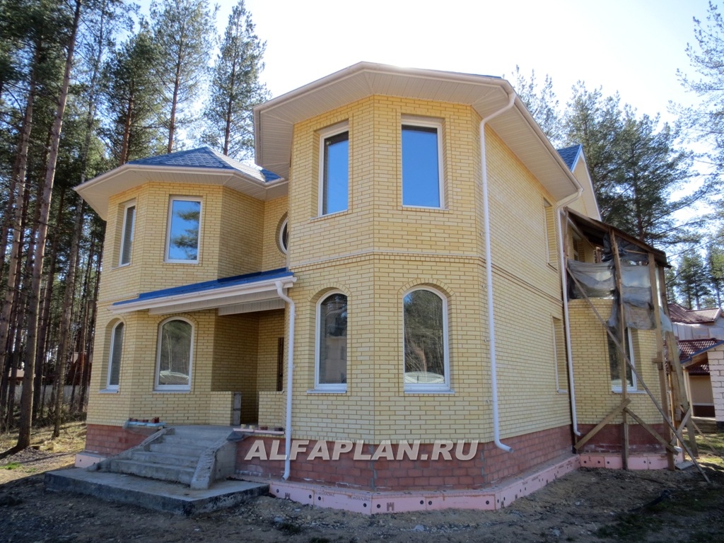 Строительство дома по проекту 49E - фото №5