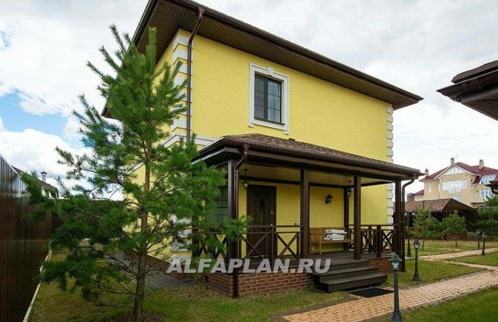 Строительство дома по проекту 56A - фото №6