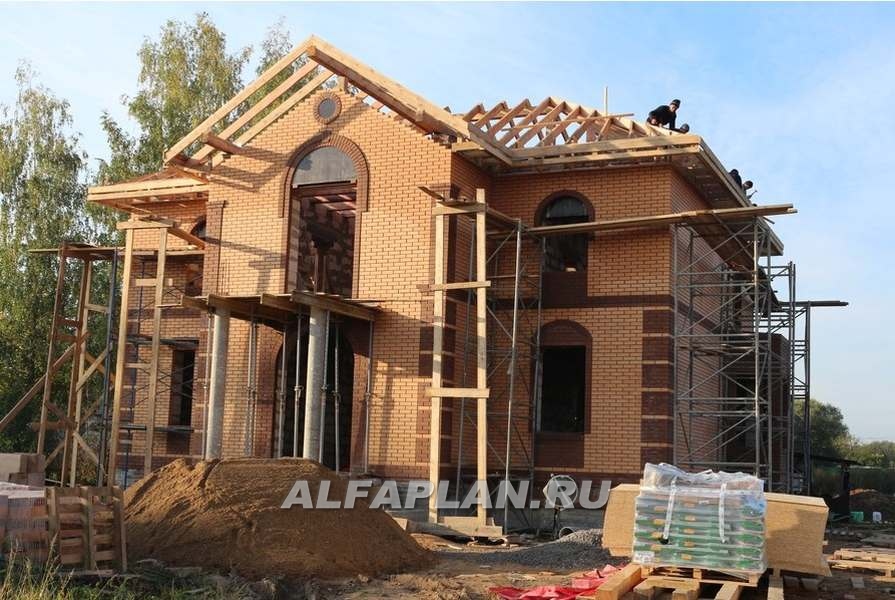 Строительство дома по проекту 78A - фото №12